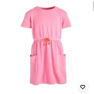 Epic Threads Pink Casual French Terry Dress with Pockets New Size 5/6